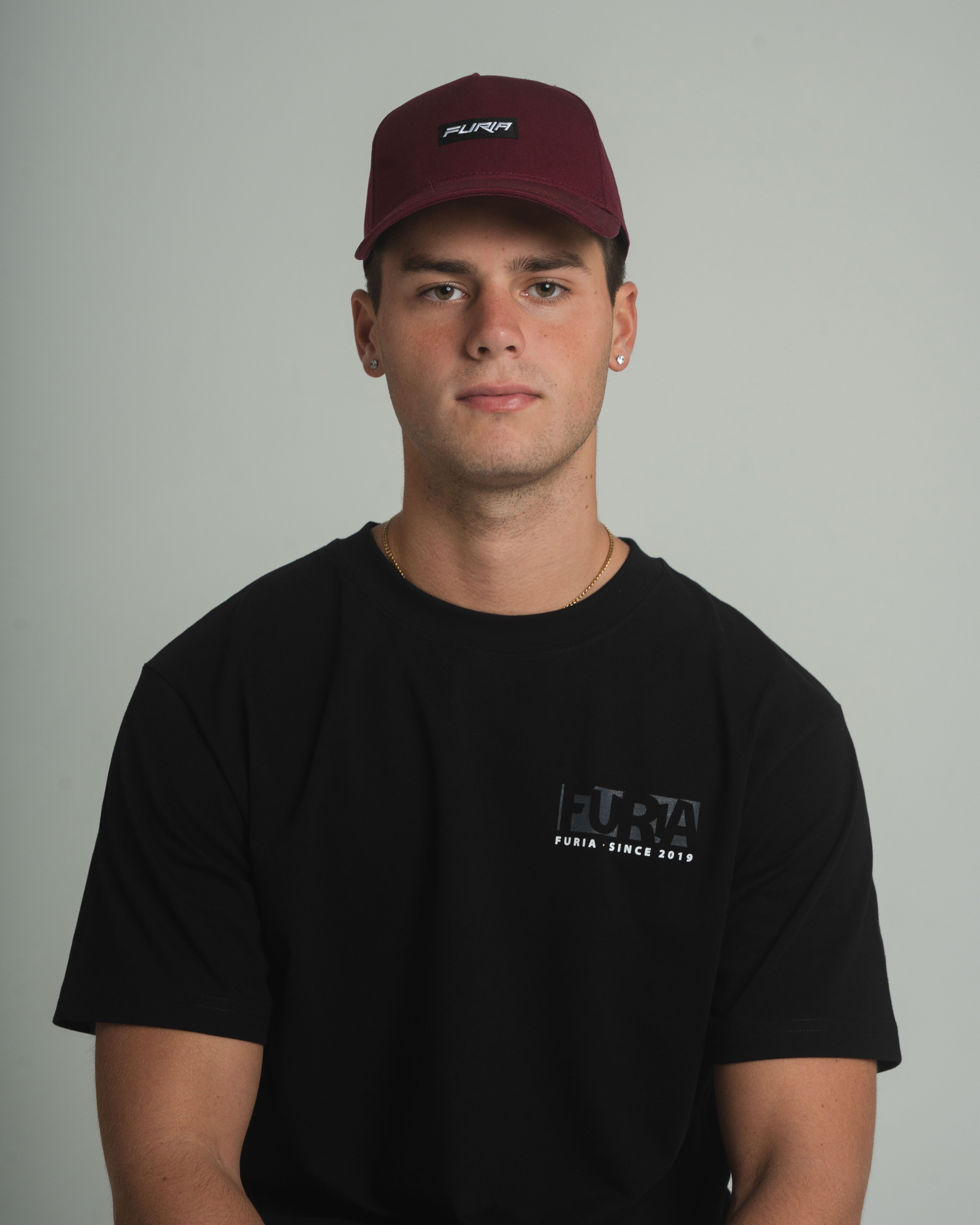 FURIAGEAR GORRAS LOGO FURIA LETRAS BLANCAS COLOR MAROON