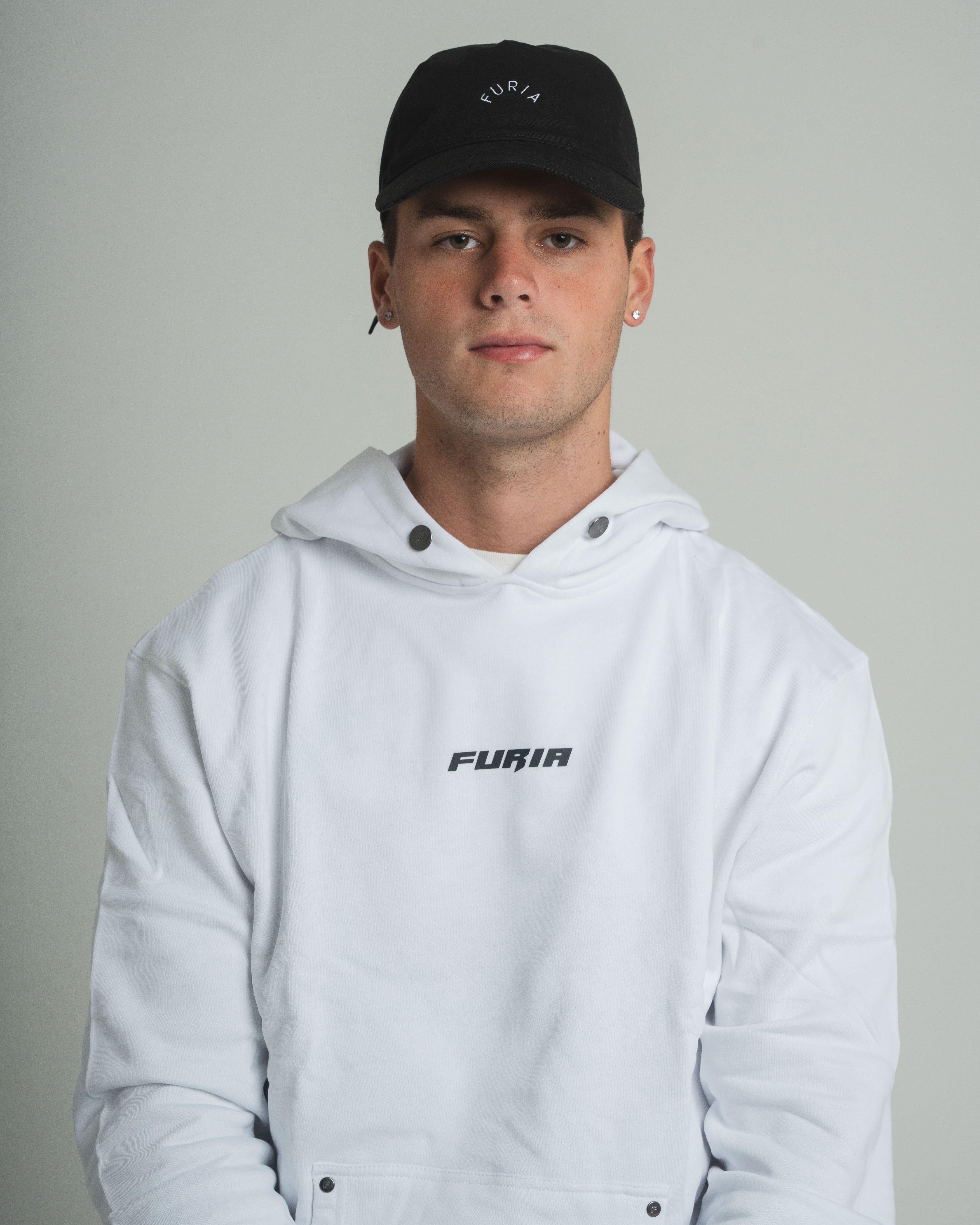 FURIAGEAR GORRA LOGO FURIA LETRAS BLANCAS COLOR NEGRO