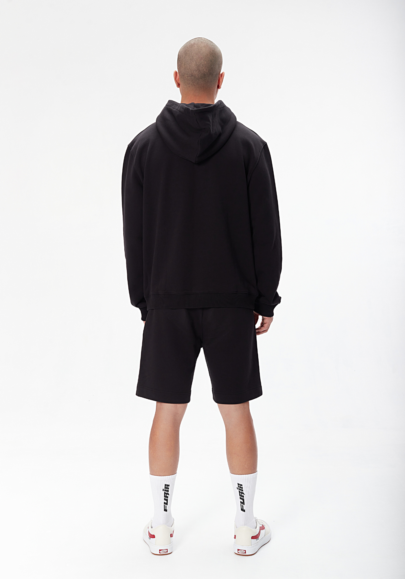 FURIAGEAR BASIC HOODIE - JET BLACK - Furia Gear