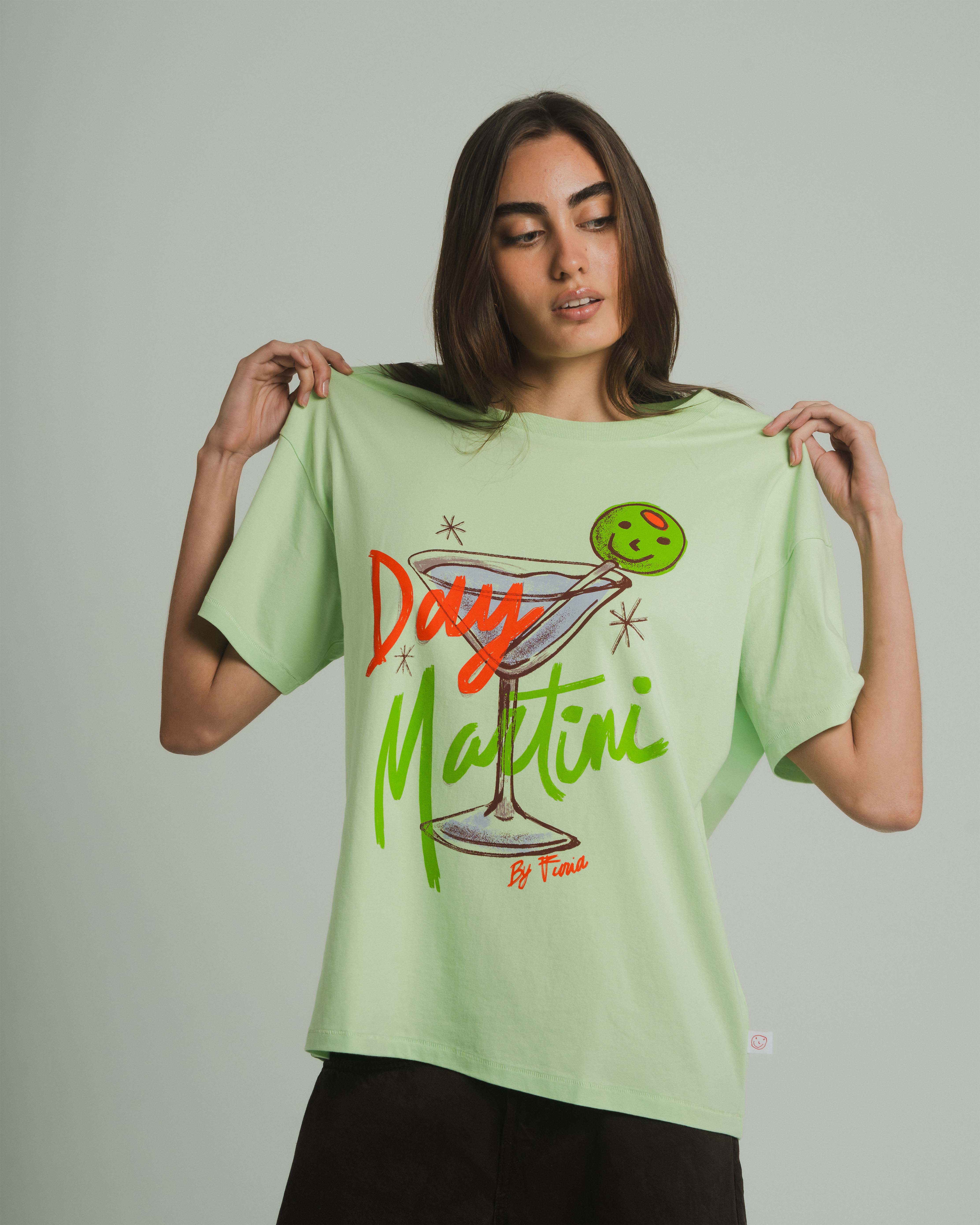 CAMILA ESTAMPADO DAY MARTINI VERDE AGUA