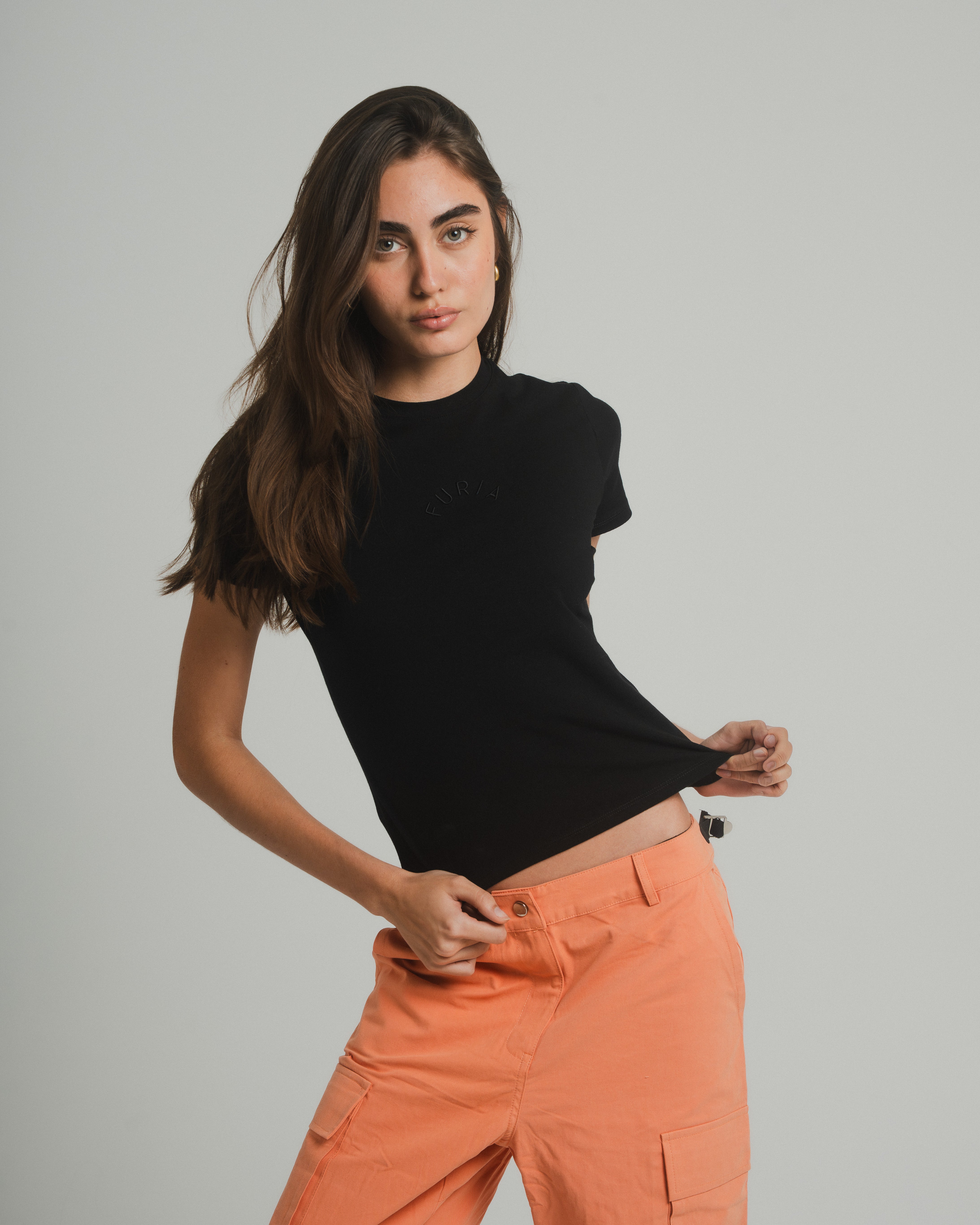 FRANELA ARCH  DAMA BORDADO FURIA NEGRO