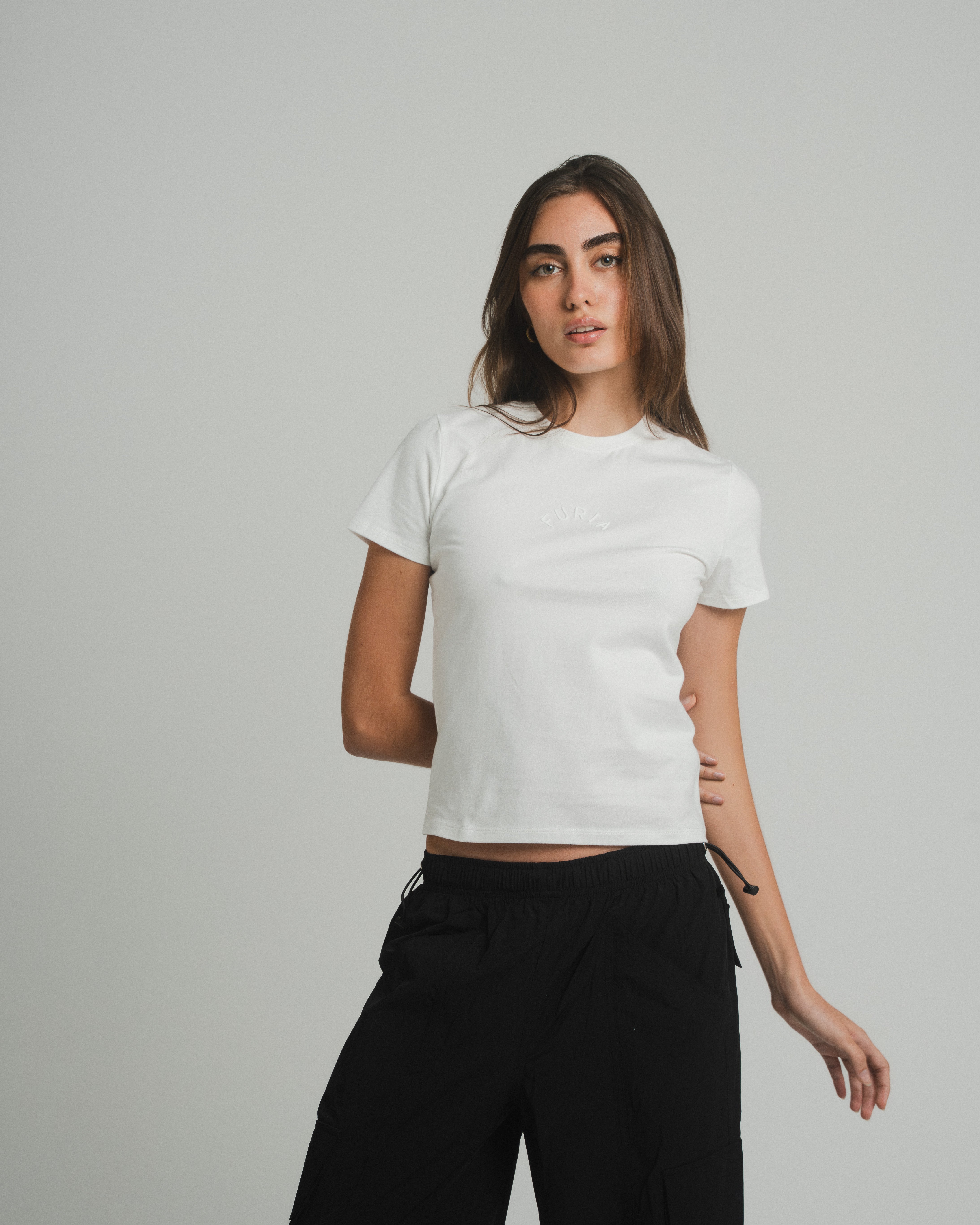 FRANELA ARCH  DAMA BORDADO FURIA BLANCO