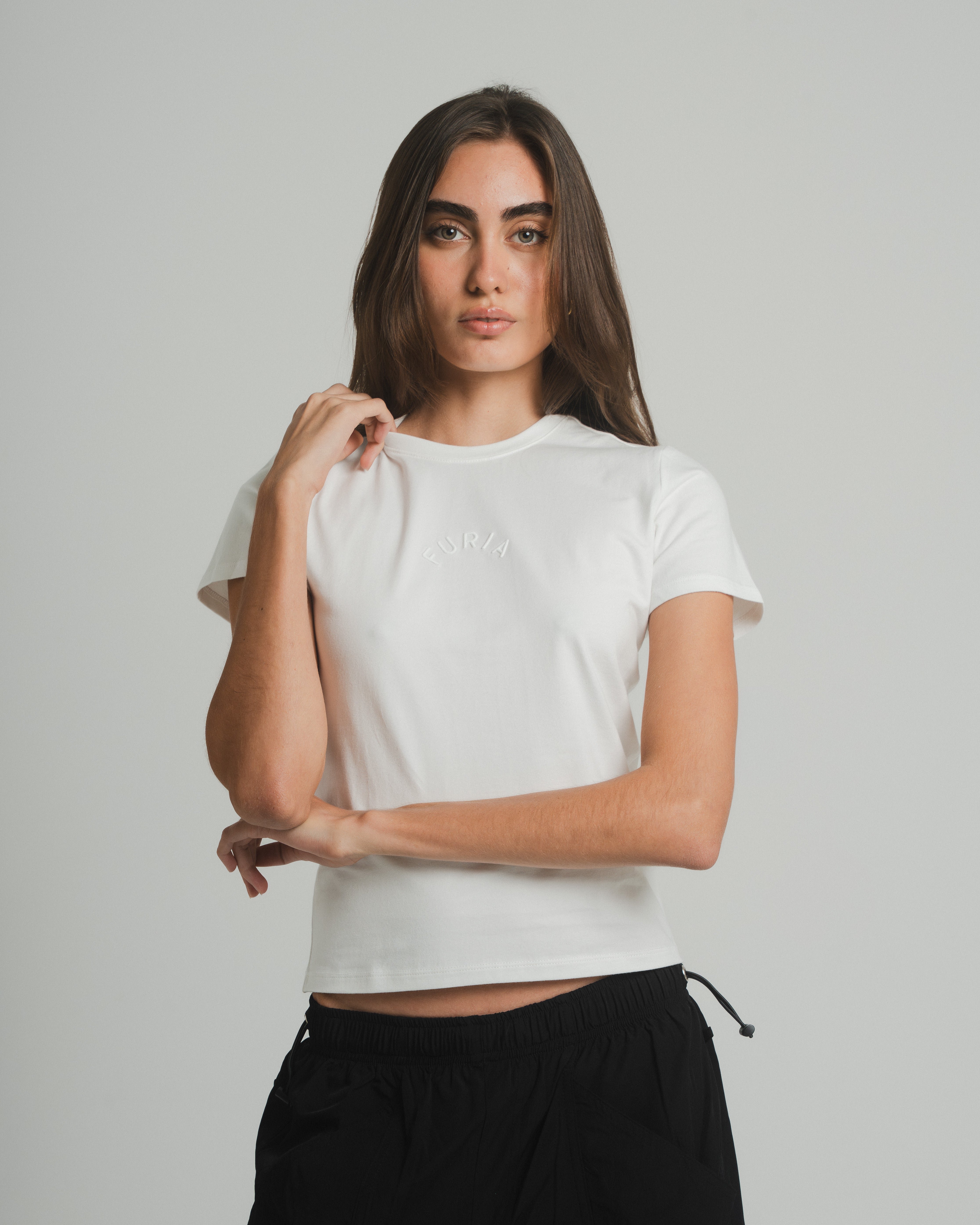 FRANELA ARCH  DAMA BORDADO FURIA BLANCO