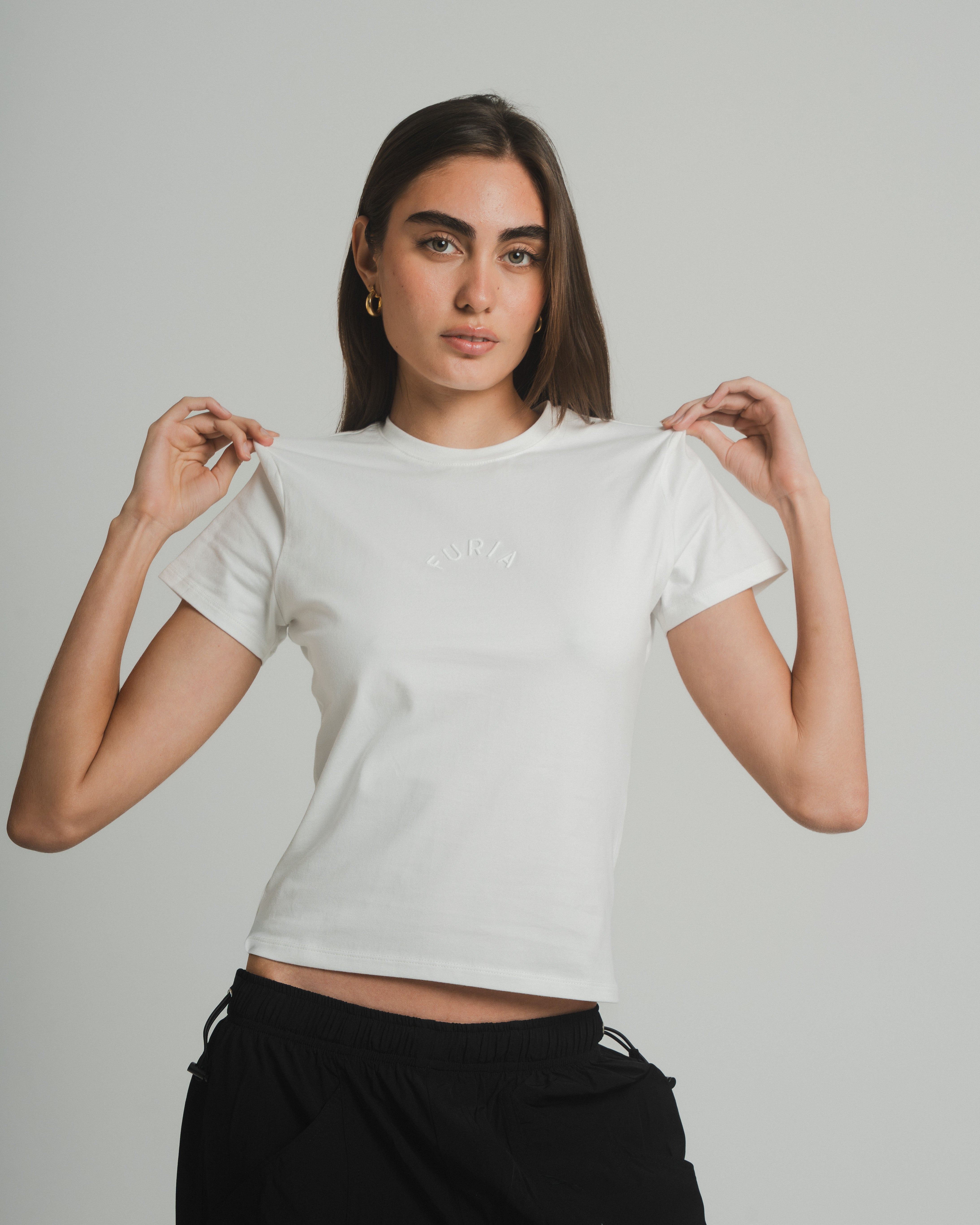 FRANELA ARCH  DAMA BORDADO FURIA BLANCO