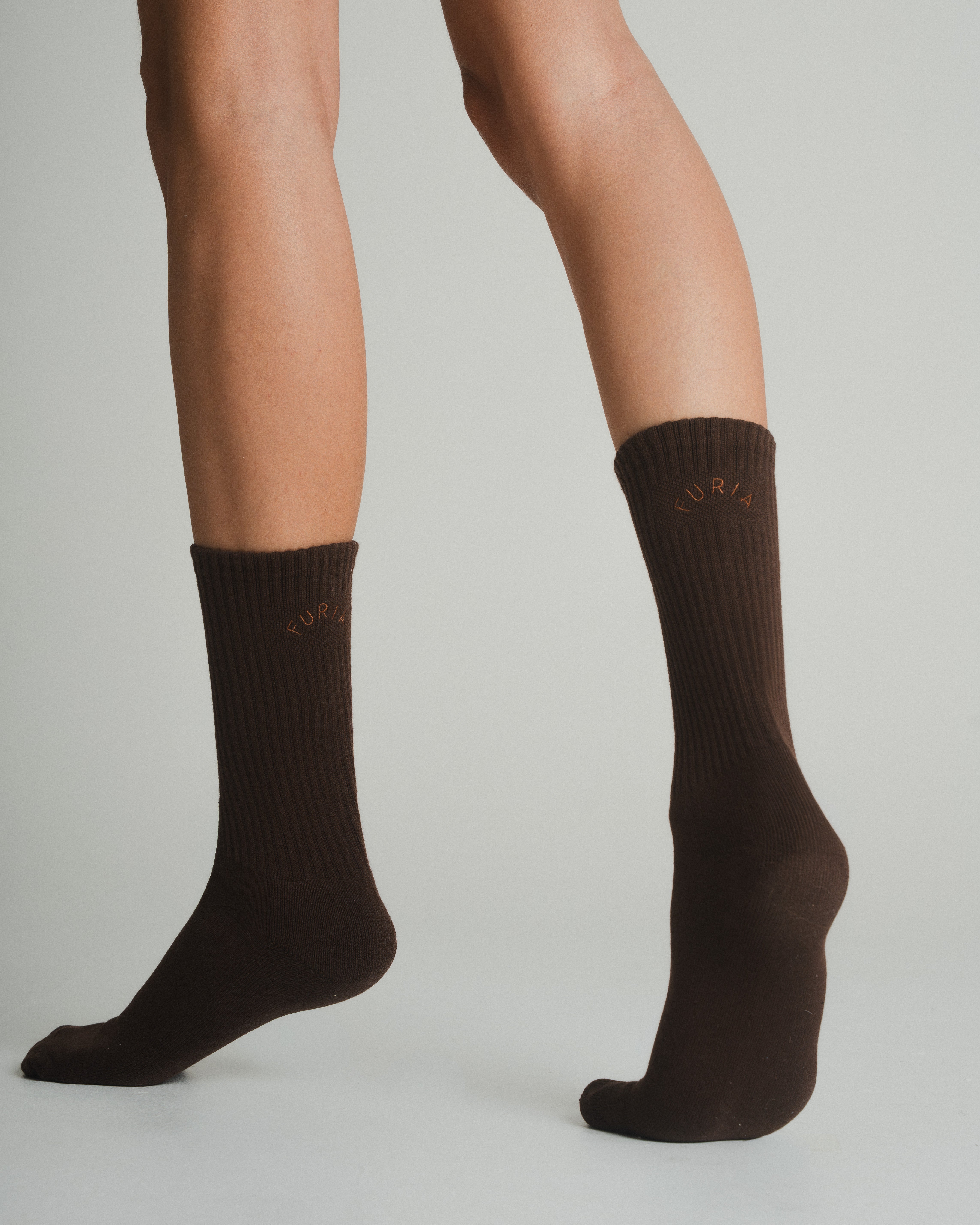 FURIA ARCH SOCKS LONG BROWN