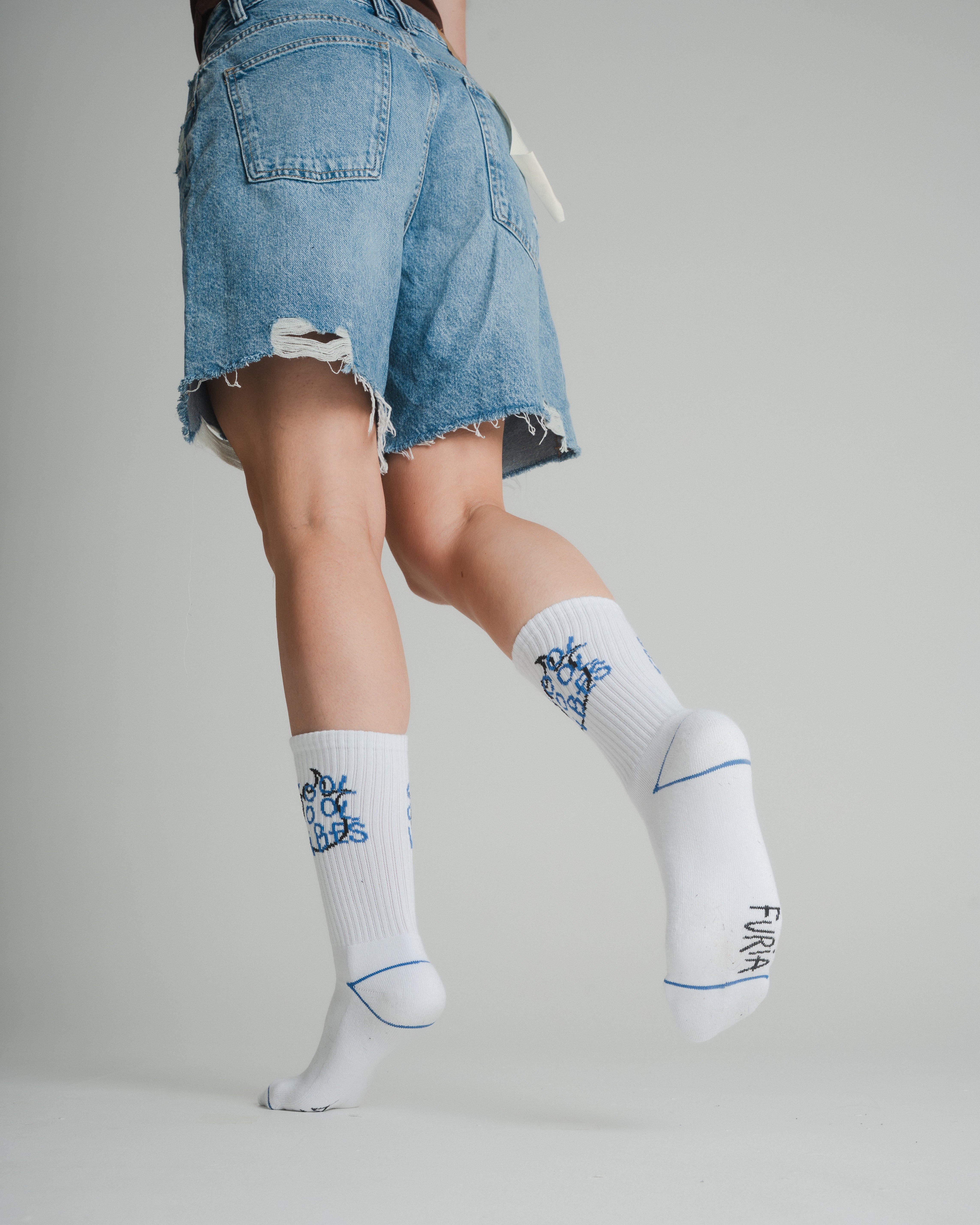 FURIAGEAR COOL VIBES (FIRE) SOCKS LONG BLUE