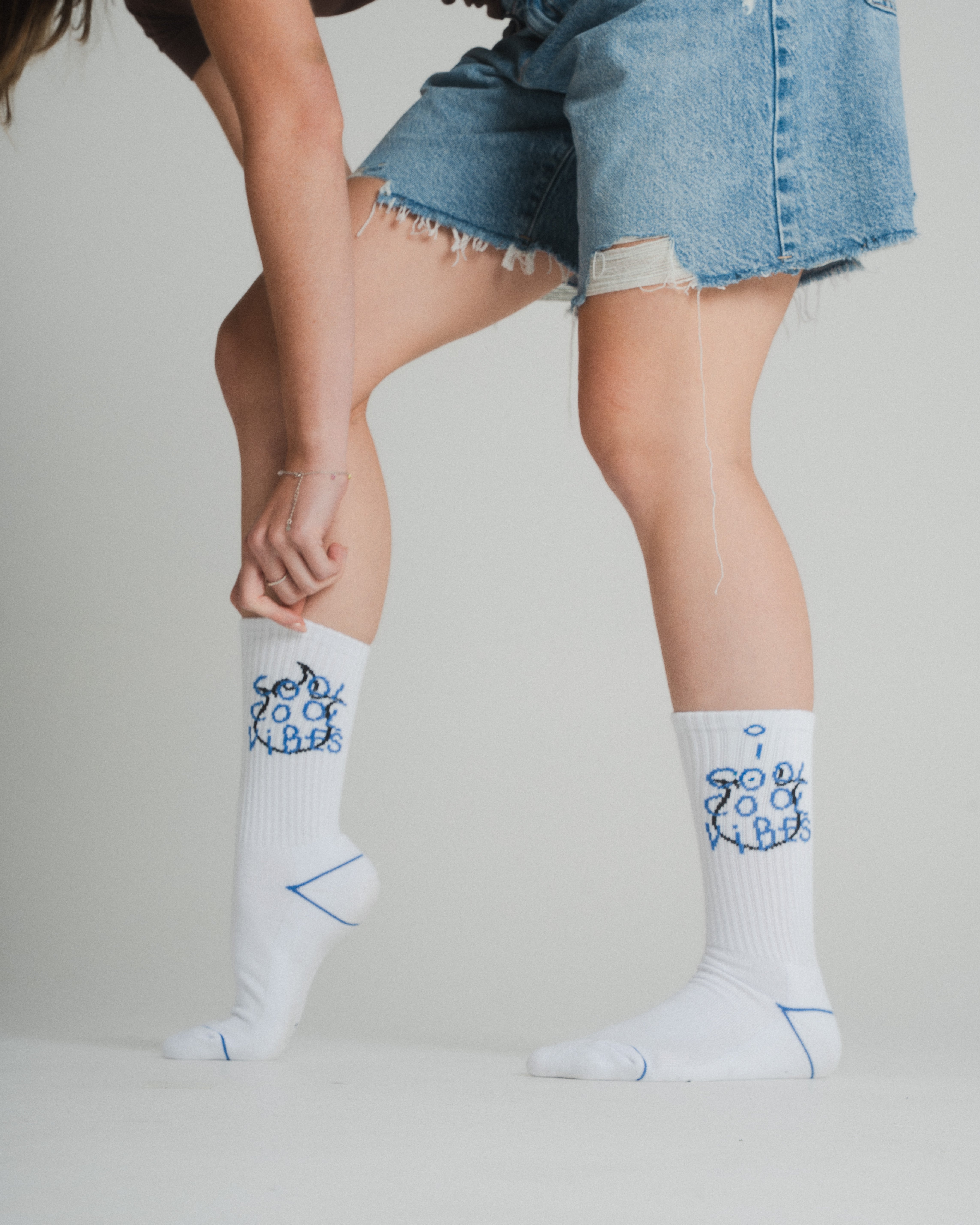 FURIAGEAR COOL VIBES (FIRE) SOCKS LONG BLUE