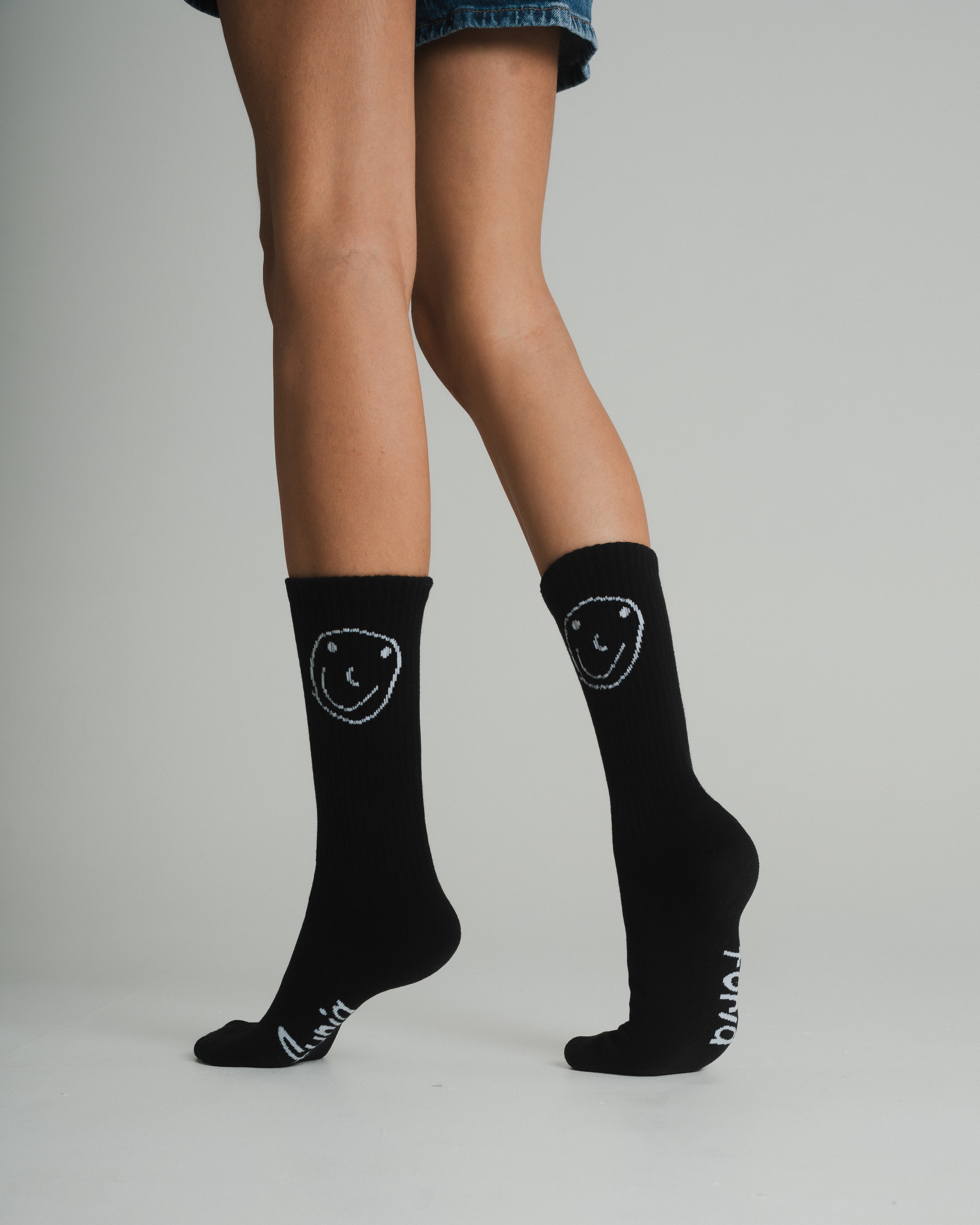 CAMILA BLACK LONG SOCKS