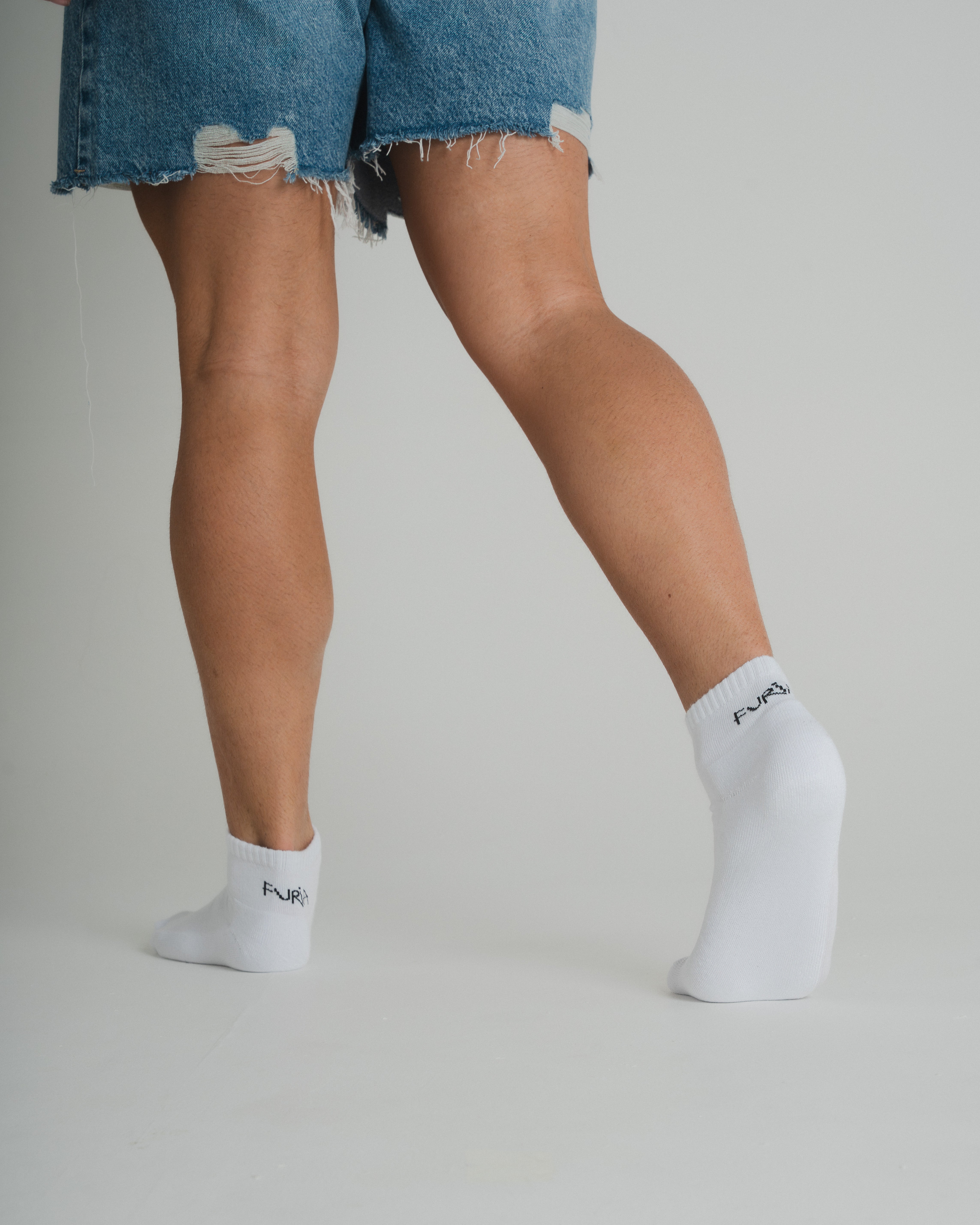FURIAGEAR DOODLE V.2 CAMILA SOCKS ANKLE WHITE