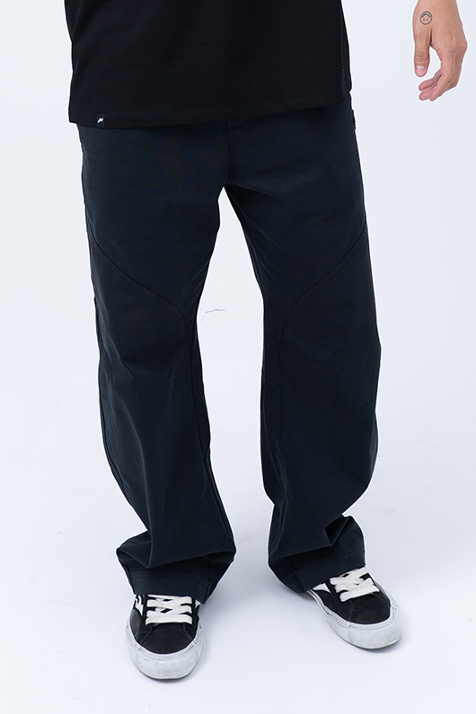 jogger baggy black